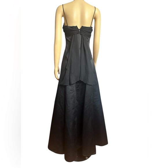 Vintage Michaelangelo Classic Black Maxi Party Dress - Picture 5 of 10
